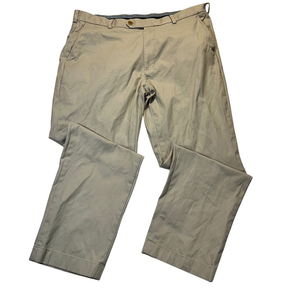 Brooks Brothers Clark‎ Chinos Mens 38x30 Khaki Tan Preppy Business Casual Pants